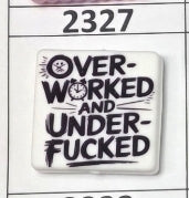 2327- Over Worked & Under F'd Focal Bead