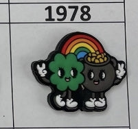 1978- Rainbow Pot of Gold Focal Bead