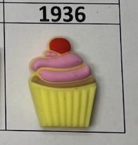 1936- Cupcake Focal Bead