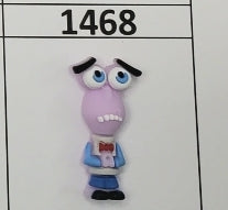 1468- 3D Fear Focal Bead