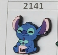 2141-  Boba Blue Guy Focal Bead