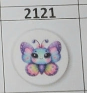 2121- Baby Butterfly Focal Bead