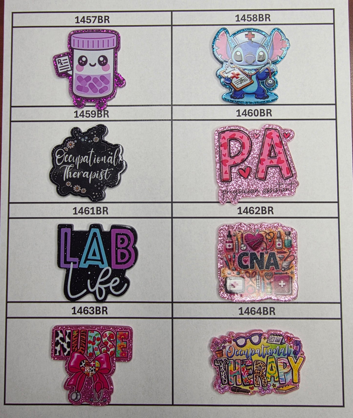 0000- Acrylic Flatback Catalog