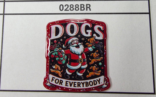 0288BR Santa Dogs for Everyone