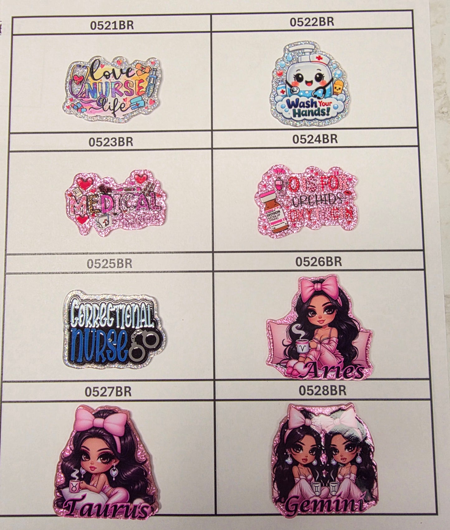 Acrylic Flatback Catalog