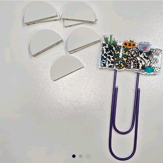 10 ct Paperclip Attachment for Acrylic Flatback