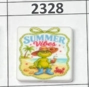 2328- Summer Vibes Grinc Focal Bead