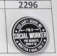 2296- Social Worker Focal Bead