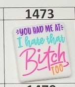 1473- You Had Me At Focal Bead