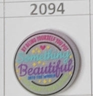 2094- Something Beautiful Clear Focal Bead