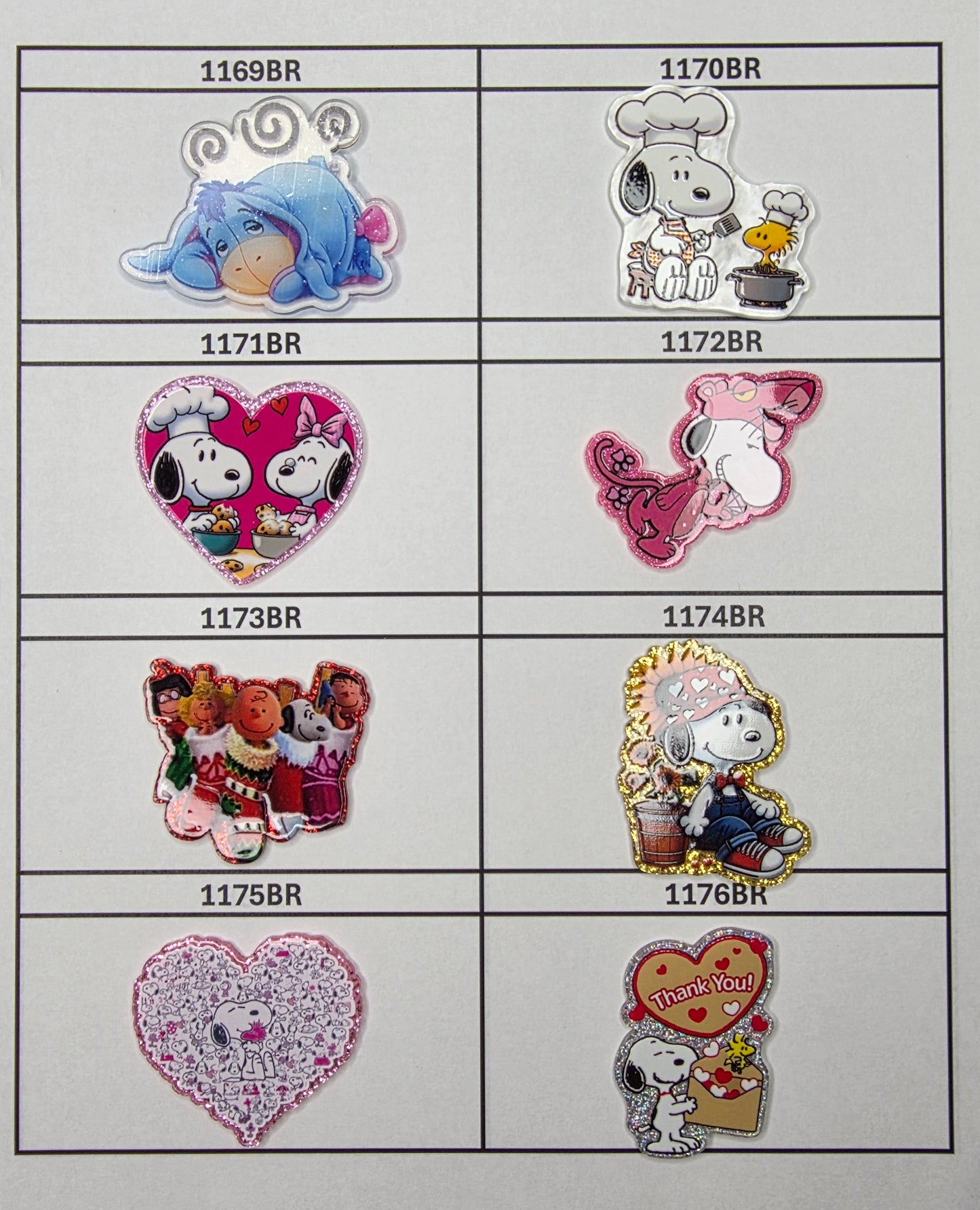 0000- Acrylic Flatback Catalog