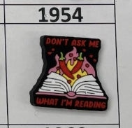 1954- What I'm Reading Focal Bead