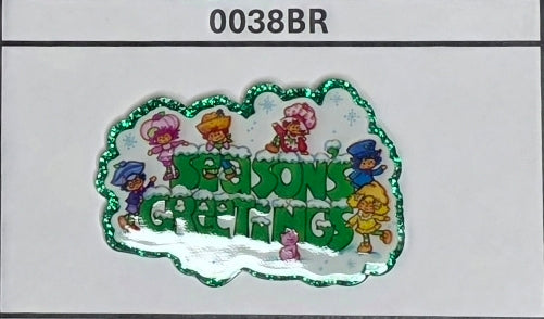 0038BR Seasons Greetings Strawberry Friends