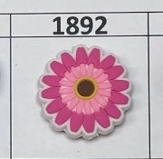 1892- Pink Flower Focal Bead