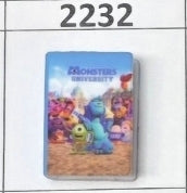 2232- Monster Univ Book Focal Bead