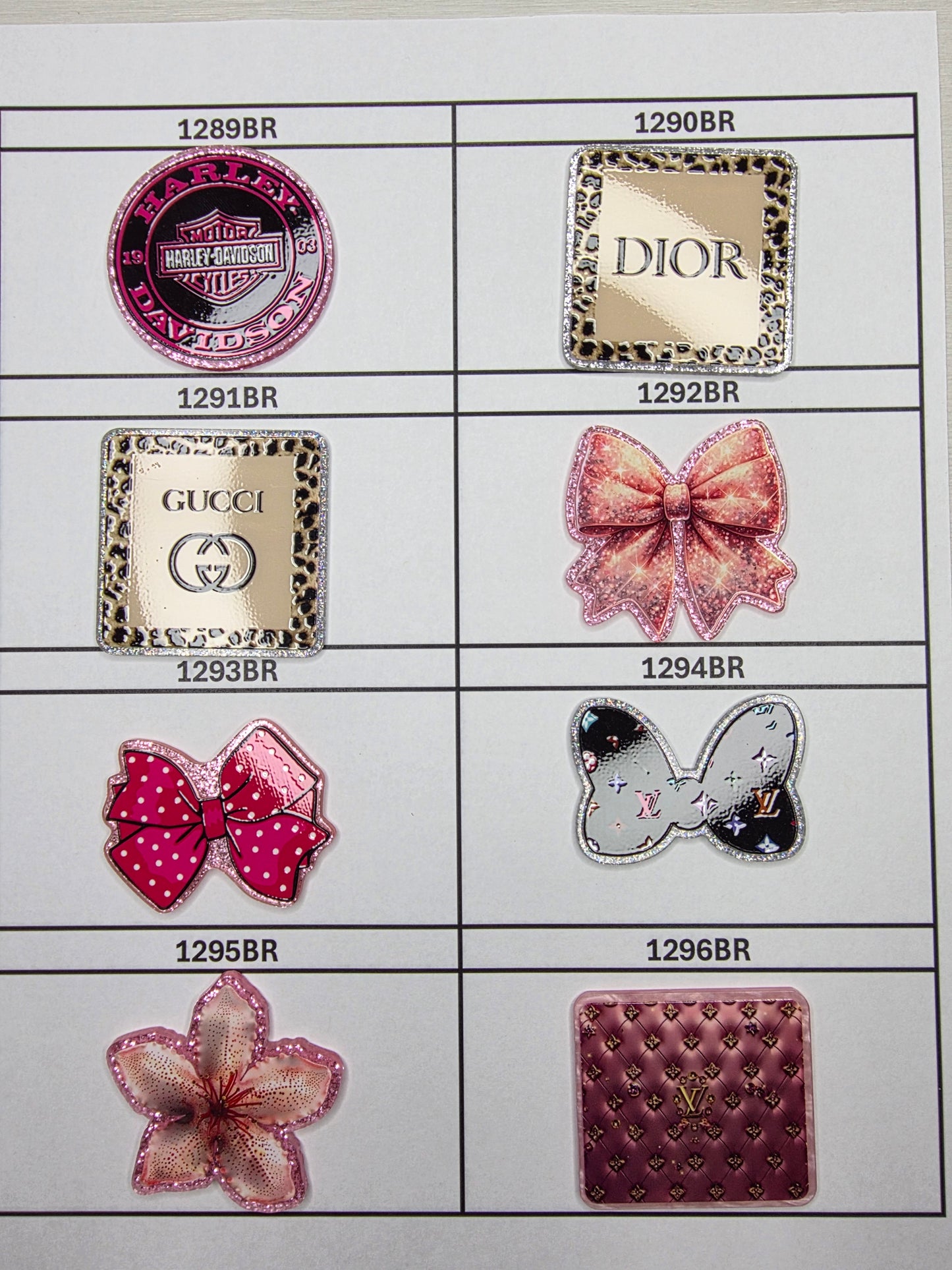 0000- Acrylic Flatback Catalog