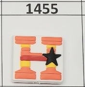 1455- H Ast Focal Bead