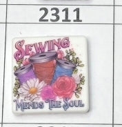 2311- Sewing Mends the Soul Focal Bead