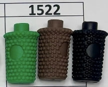 1522a- 3d Green Starb Tumbler Focal Bead