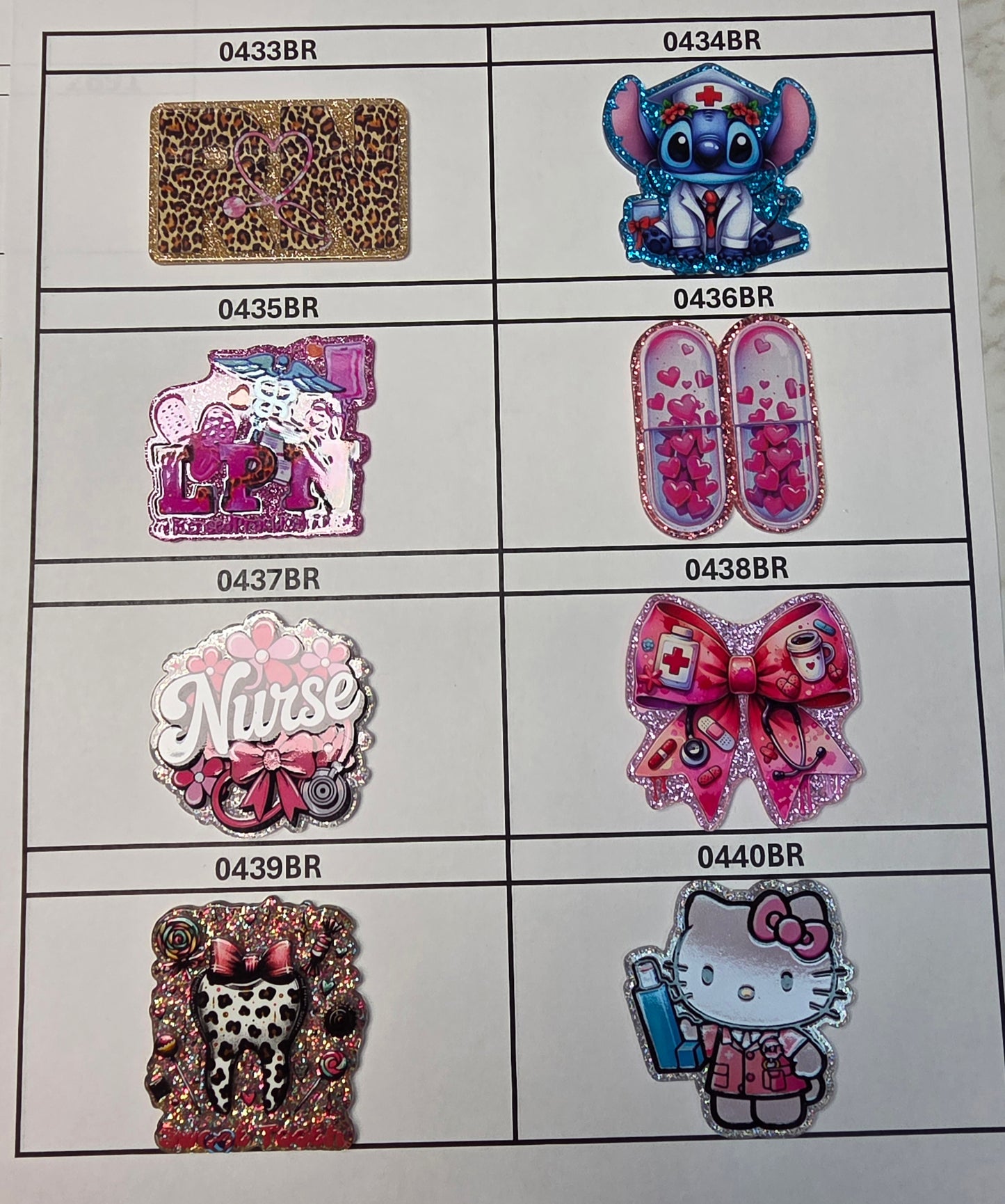 Acrylic Flatback Catalog