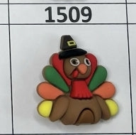 1509- 3D Turkey Focal Bead