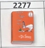 2277- Green Eggs Book Focal Bead
