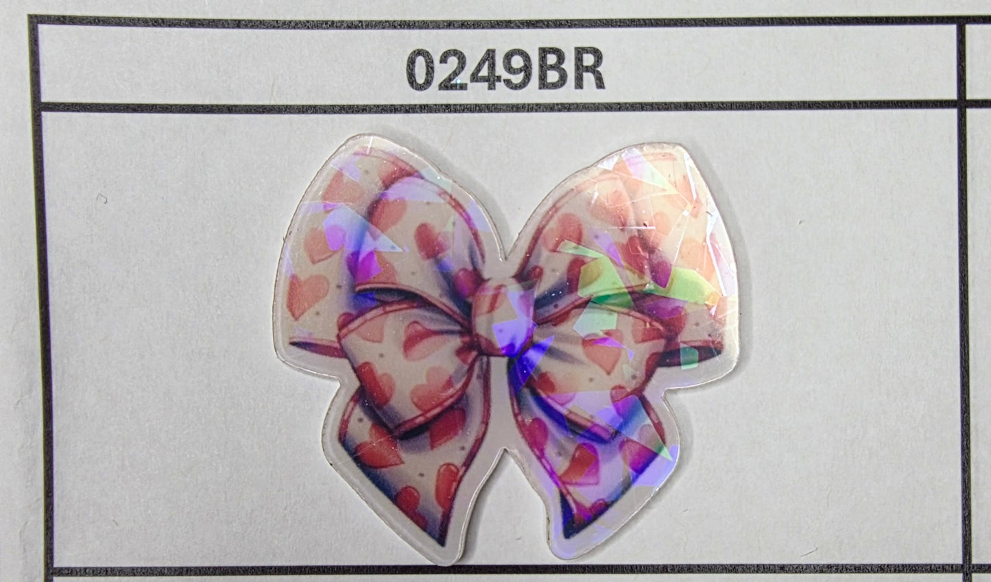 0249BR Heart Bow