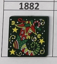 1882- Elf Stocking Focal Bead