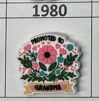 1980- Promoted to Grandma Focal Bead