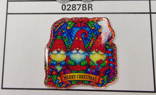 0287BR Merry Christmas Gnomes