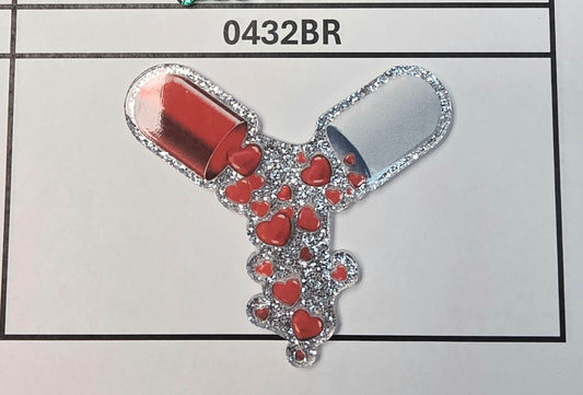 0432BR Hearts Pill