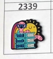 2339- Total Book Worm Focal Bead