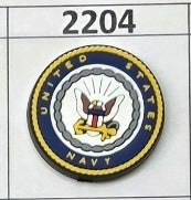 2204- Navy Focal Bead