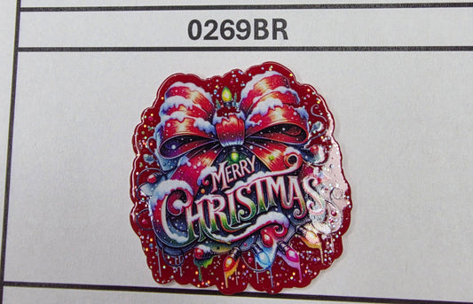 0269BR Merry Christmas Ornament