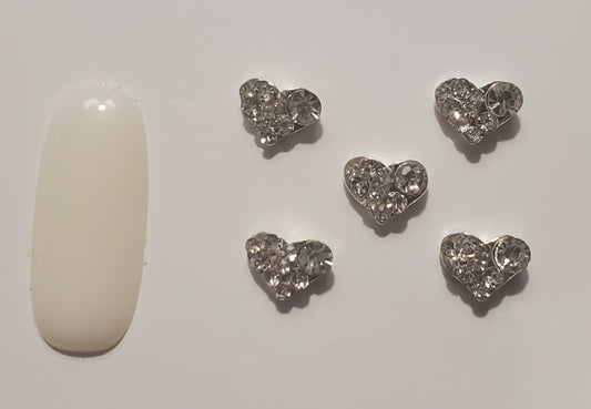 Hearts- oblong blings