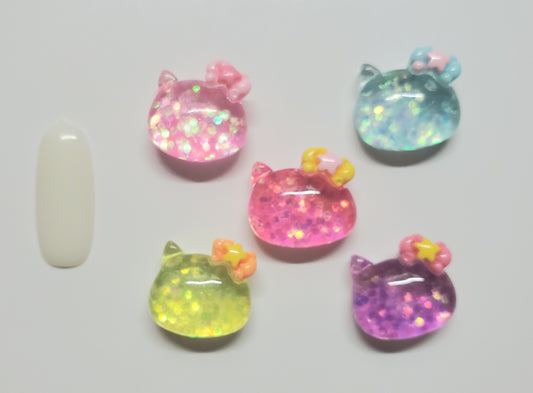Glitter Cats w Bow