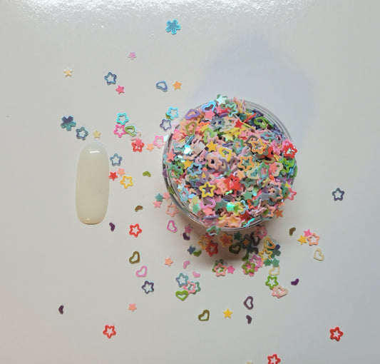 Heart & Stars Glitter