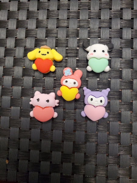 Matte Heart Kitty Crew